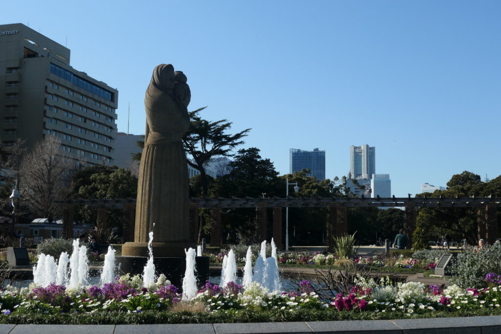 山下公園の噴水