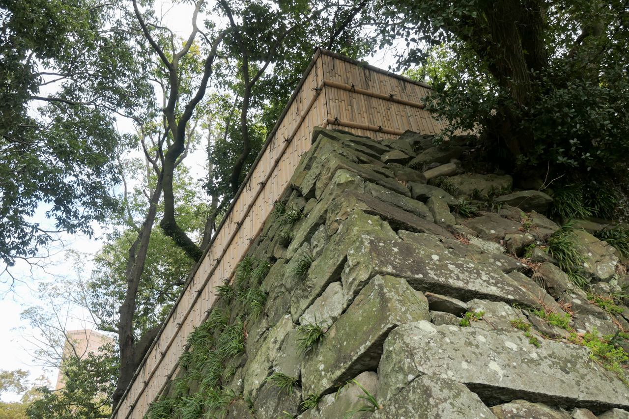 和歌山城の石垣