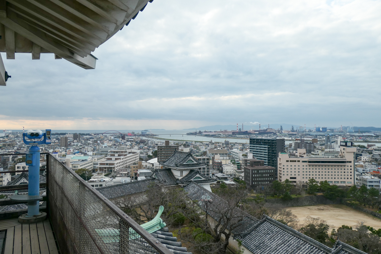 和歌山城の天守閣